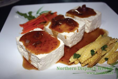 Makan a la Pinoy: Steamed tofu with oyster sauce and carmelized onions
