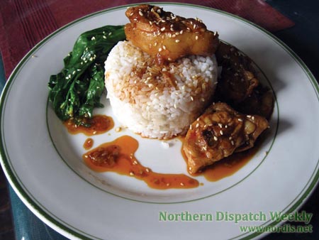 Makan a la Pinoy: Chicken gochujang ken bokchoy