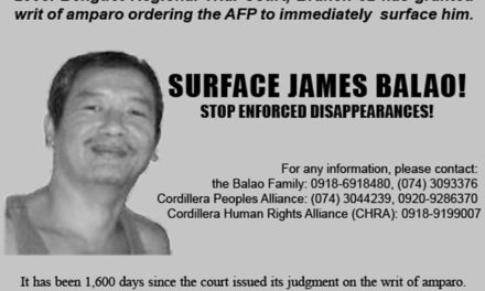 Benguet police chief admits lapses in Balao case