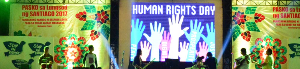 Cagayan advocates hold concert, picket on Human Rights Day