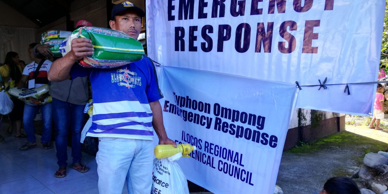 Church groups facilitate relief in Ilocos