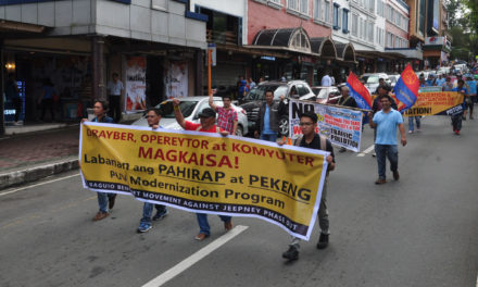 Baguio jeepneys join nationwide protest against phase-out