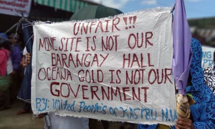 Group opposes military deployment in mining community
