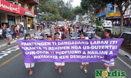 Women’s groups march for rights, against fascism
