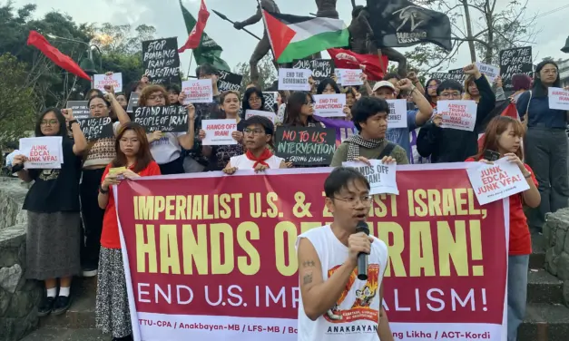 Baguio students condemn US-Israel aggressions in Iran