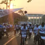 Bike ride calls halt to destructive mining, dams in ancestral lands