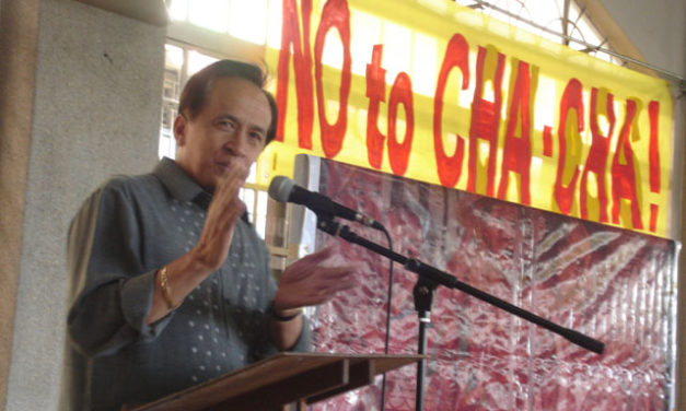 No to Charter Change Forum